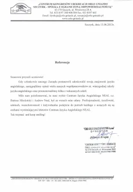 CKiR ORLE GNIAZDO Szczyrk Sp. z o.o.